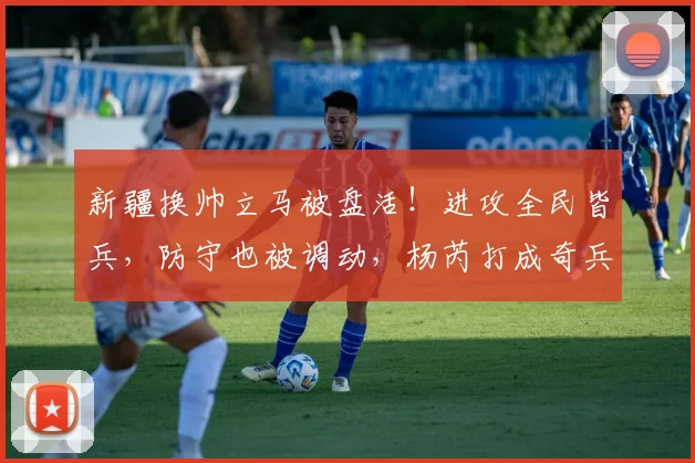 新疆换帅立马被盘活!进攻全民皆兵,防守也被调动,杨芮打成奇兵