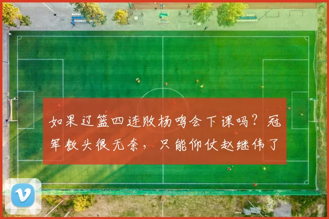 如果辽篮四连败杨鸣会下课吗？冠军教头很无奈，只能仰仗赵继伟了